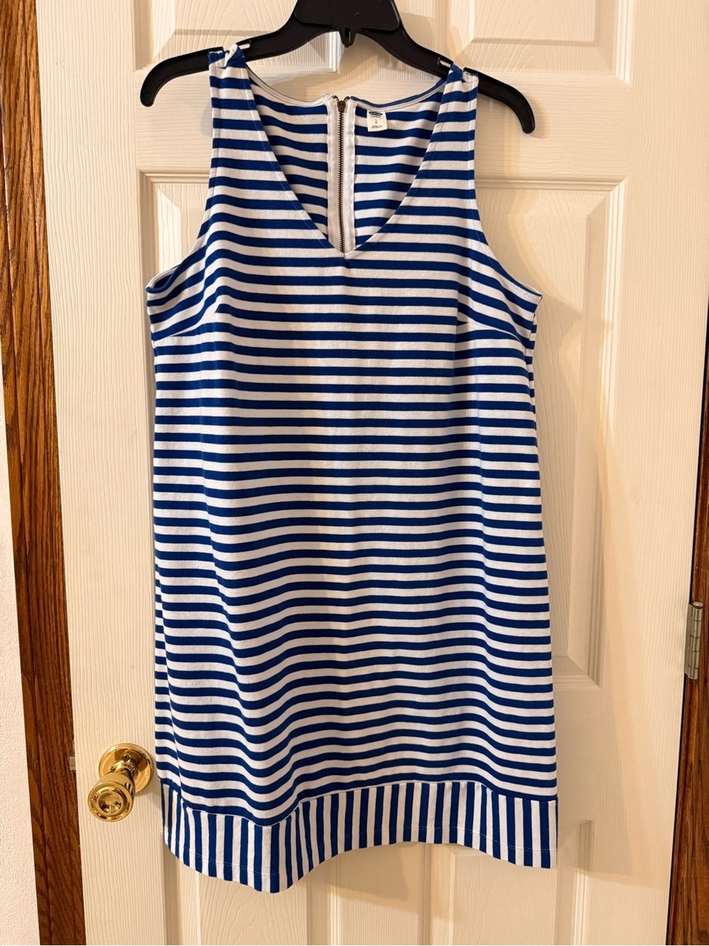 Old Navy Blue and White Striped Dress